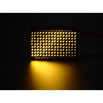LED Charlieplexed Matrix - 9x16 LEDs - Yellow