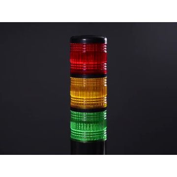 Tower Light - Red Yellow Green Alert Light with Buzzer - 12VDC