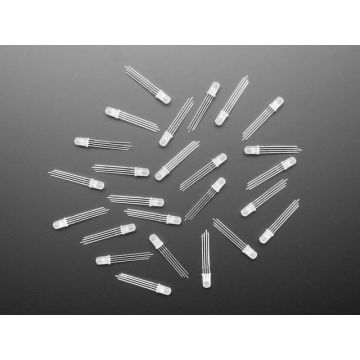 Diffused RGB 5mm LED (25 pack)