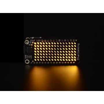 Adafruit 15x7 CharliePlex LED Matrix Display FeatherWing Yellow