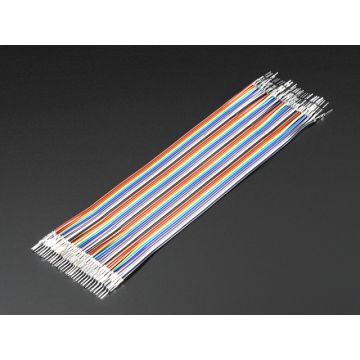 Premium Male/Male Raw Jumper Wires - 40 x 6" (150mm)