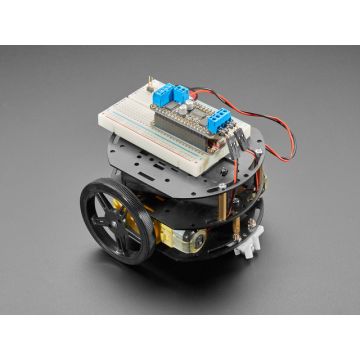 Mini 3-Layer Round Robot Chassis Kit - 2WD with DC Motors