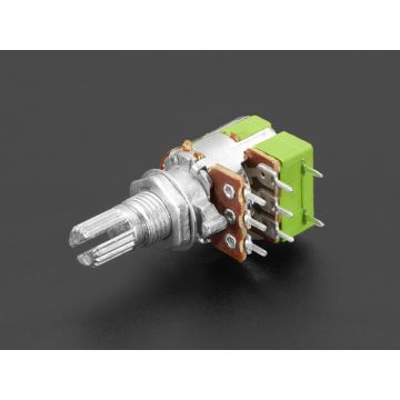 Panel Mount 10K Dual Linear Potentiometer w/ On-Off Switch
