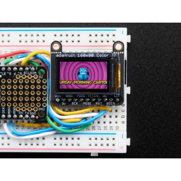 Adafruit 0.96" 160x80 Color TFT Display w/ MicroSD Card Breakout