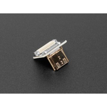DIY HDMI Cable Parts - Right Angle (R bend) Mini HDMI Plug