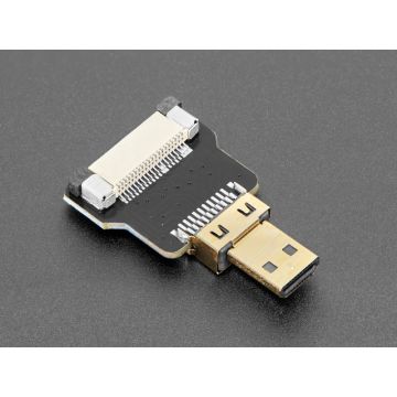 DIY HDMI Cable Parts - Straight Micro HDMI Plug Adapter