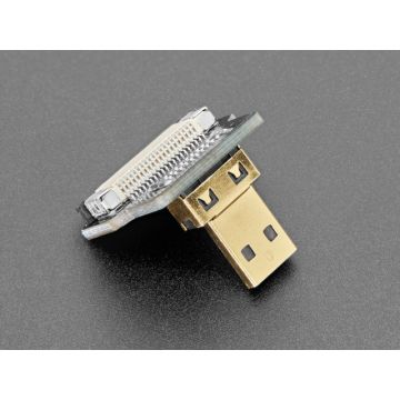 DIY HDMI Cable Parts - Right Angle (L Bend) Micro HDMI Plug