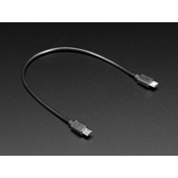 Micro USB to Micro USB OTG Cable - 10-12" / 25-30cm long
