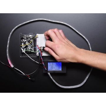 Large Panel-Mount Digital Power Meter - 6.5V to 100VDC up to 20A