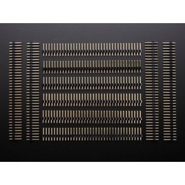 Break-away 0.1" 36-pin strip male header - Black - 10 pack