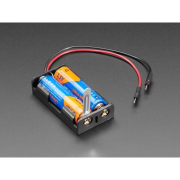 2 x AA Battery Holder with Knife Switch