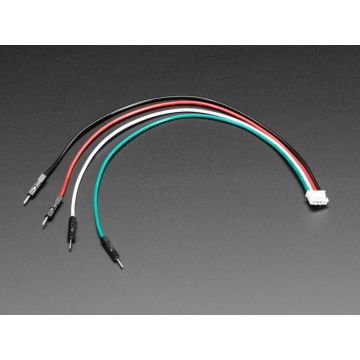 JST PH 2mm 4-Pin to Male Header Cable - I2C STEMMA Cable - 200mm