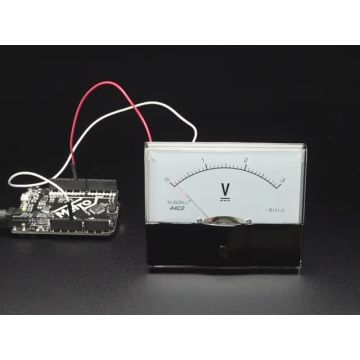 Large 3V Analog Panel Meter