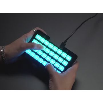 Adafruit NeoTrellis M4 with Enclosure and Buttons Kit Pack