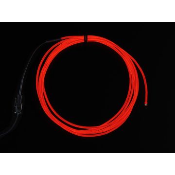 Red Electroluminescent (EL) Wire - 2.5 meters
