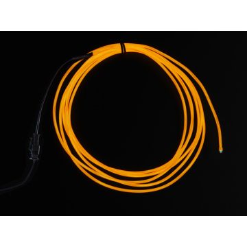 Orange Electroluminescent (EL) Wire - 2.5 meters