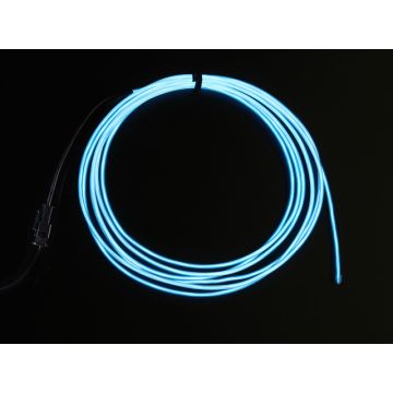 White Electroluminescent (EL) Wire - 2.5 meters