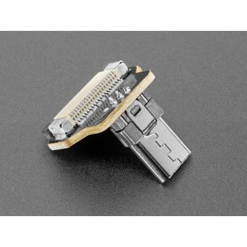 DIY USB Cable Parts - Right Angle Micro B Plug Down