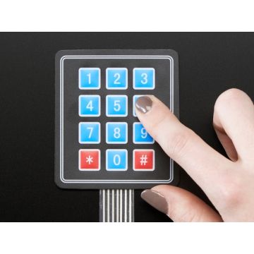Membrane 3x4 Matrix Keypad + extras