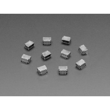 JST SH 4-pin Right Angle Connector (10-pack)