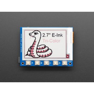 Adafruit 2.7" Tri-Color eInk / ePaper Shield with SRAM