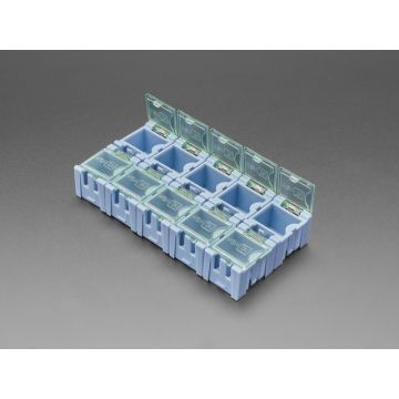 Tiny Modular Snap Boxes - SMD component storage - 10 pack