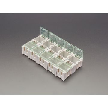 Tiny Modular Snap Boxes - SMD component storage - 10 pack