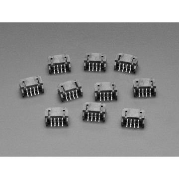 2mm 4-pin Horizontal Connector - JST PH Compatible - 10 Pack