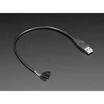 USB Type A Plug Breakout Cable with Premium Female Jumpers