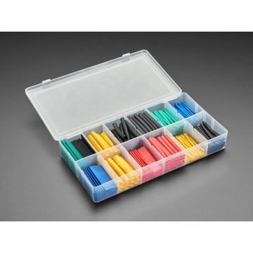 Pre-Cut Multi-Colored Heat Shrink Pack Kit - 280 pcs
