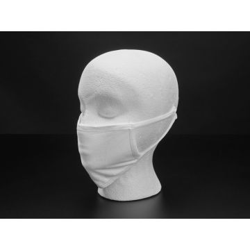 Simple 3-Layer Cotton Masks - Adult Size - 10 pack