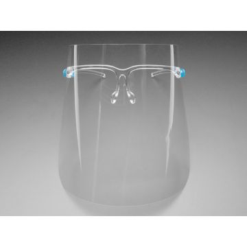 Face Shield with Glasses Frame