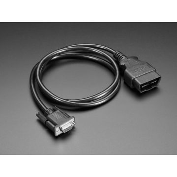 OBD Plug (16-pin) to DE-9 (DB-9) Socket Adapter Cable