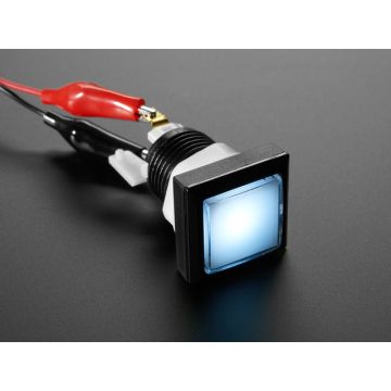 LED Illuminated Pushbutton - 30mm Square