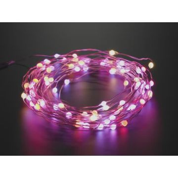 Fixed Address NeoPixel LED Fairy Lights - 100 Wired LEDs