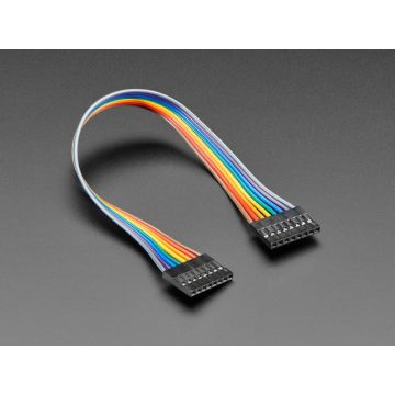 2.54mm 0.1" Pitch 8-pin Jumper Cable - 20cm long