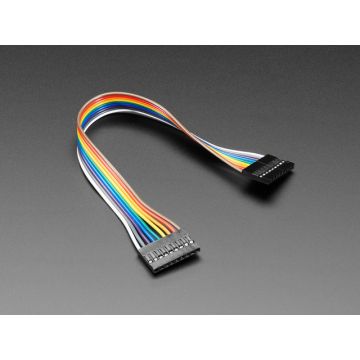 2.54mm 0.1" Pitch 9-pin Jumper Cable - 20cm long