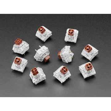 Kailh Mechanical Key Switches - Tactile Brown - 10 pack