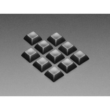 Black DSA Keycaps for MX Compatible Switches - 10 pack