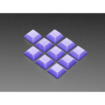 Purple DSA Keycaps for MX Compatible Switches - 10 pack