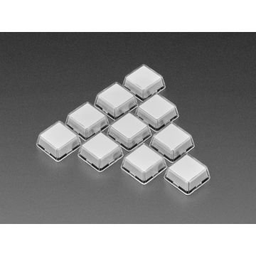 Relegendable Plastic Keycaps for MX Compatible Switches 10 pack