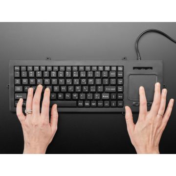 Full Size Panel Mount Keyboard with Trackpad