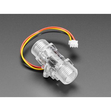 Clear Turbine Water Flow Sensor with 3-pin JST