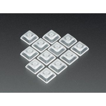 Clear Keycaps for MX Compatible Switches - 12-pack