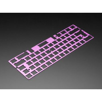 Anodized Purple Aluminum Metal Keyboard Plate for GH60 Case