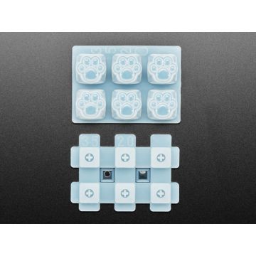 Kitty Paw Silicone Keycap Molds - MX Compatible Switches
