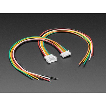 2.0mm Pitch 6-pin Cable Matching Pair - JST PH Compatible