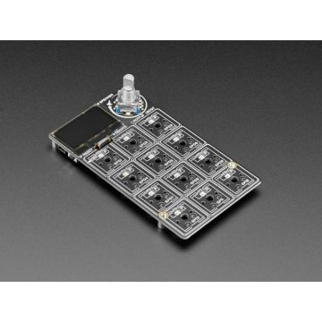 Adafruit MACROPAD RP2040 Bare Bones - 3x4 Keys + Encoder + OLED