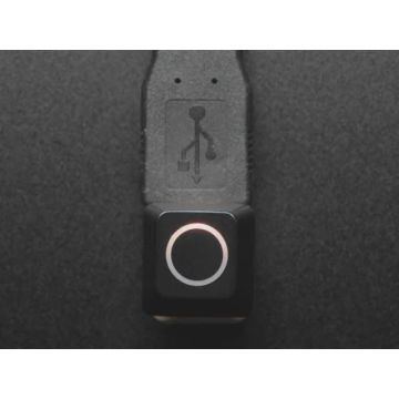 Etched Glow-Through Keycap - Zener ESP Circle Design