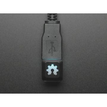 Etched Glow-Through Keycap with Open Source Hardware Gear Logo